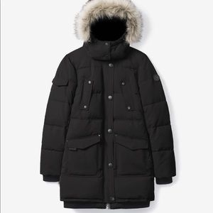 Noize Astrid Mid Length Parka Black Size Small
